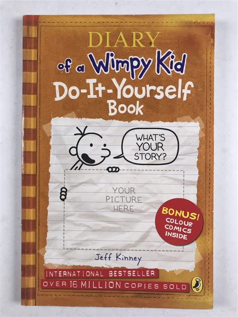 Diary Of A Wimpy Kid Do It Yourself Book Reknihy