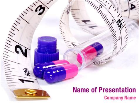 Pills From The Bottle Powerpoint Templates Pills From