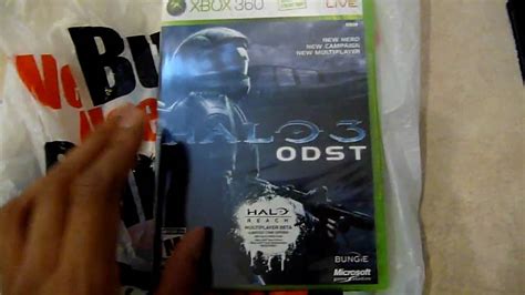 Halo 3 Odst Unboxing Sergeant Johnson Codes Youtube