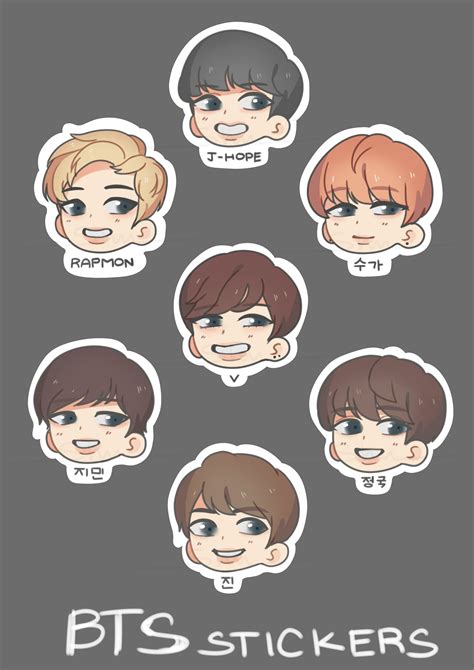 Bt Bts Stickers Chrst Pegatinas Bonitas Pegatinas Imprimibles My Xxx