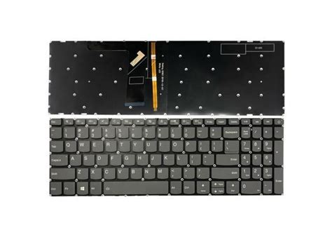 New Us Black English Backlit Laptop Keyboard Without Palmrest