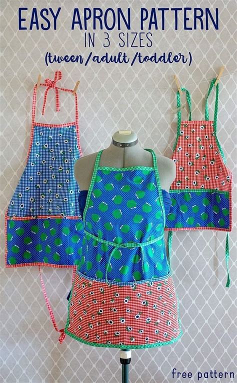 33 Free Sewing Pattern Child Apron Junjikalypso