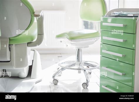 Dental Clinic Interior Design With Chair And Tools All Furniture In