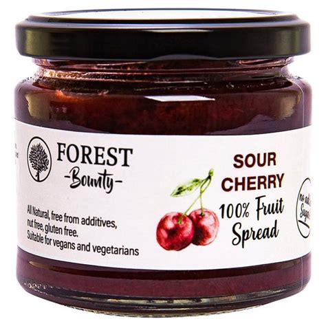 Forest Bounty 100 Sour Cherry Fruit Spread Ocado