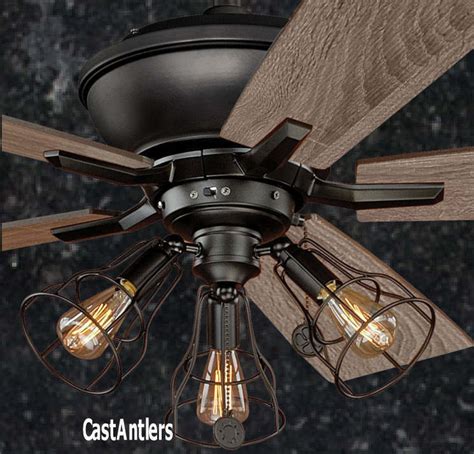 What are the shipping options for industrial ceiling fans without lights? 52 INCH EDISON RUSTIC INDUSTRIAL LODGE CAGE CEILING FAN ...
