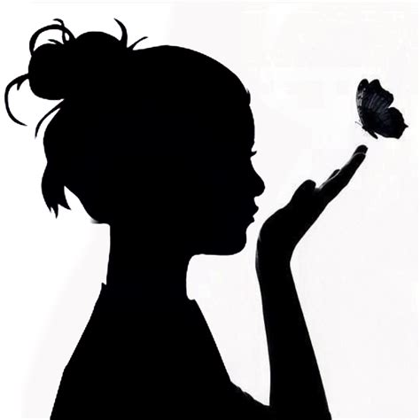 Fairy Silhouette Silhouette Painting Silhouette Stencil Art Drawings
