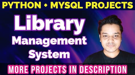 Library Management System Python Mysql Projects Youtube