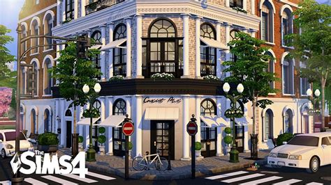 Parisian Fashion Boutique • The Sims 4 • No Cc Speed Build Youtube