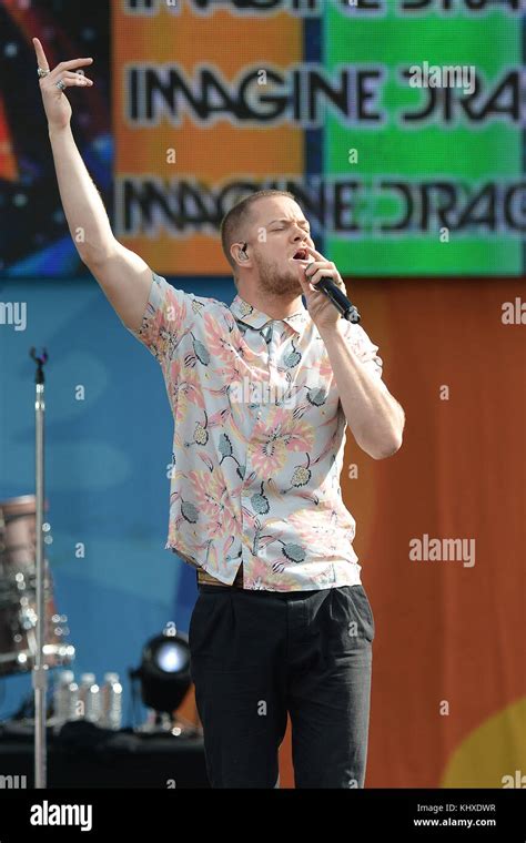 Dan Reynolds Imagine Dragons On Stage For Good Morning America Summer