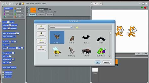 Scratch Tutorial Adding Sprites To Your Project Youtube