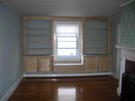 built in around window wall - Google Search | Bookshelves built in, Built in bookcase, Small 