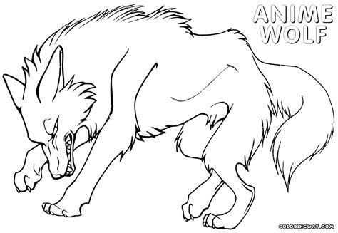 Anime Wolf Coloring Pages Coloring Pages To Download And Print