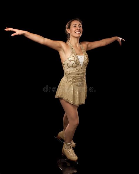 Figure Skater Stock Photo Image Of Action Costume Studio 29876424