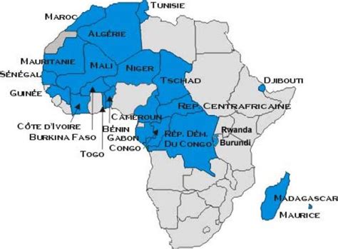 Afrique Francophone Quest Ce Que Lafrique Francophone