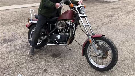 1973 Harley Davidson Ironhead Xlch Sportster 1000 Youtube