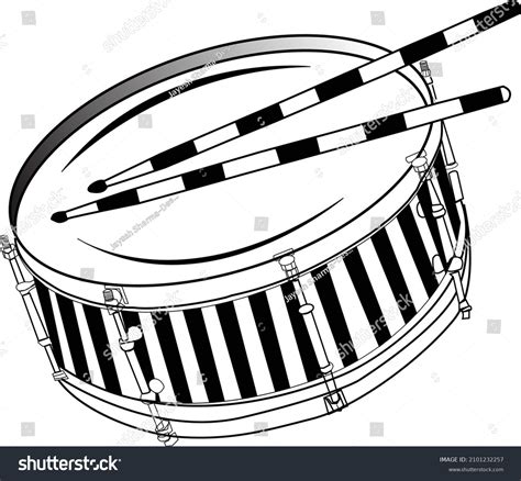 Dholak Clipart Black And White School
