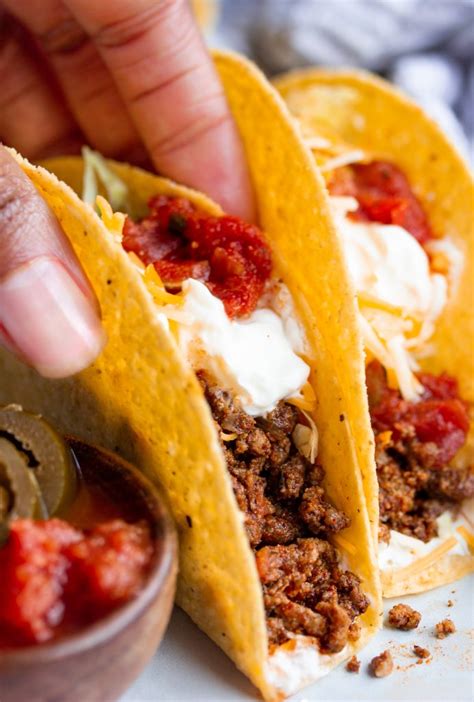 The Best Ever Classic Ground Beef Tacos Recipe Whisk It Real Gud