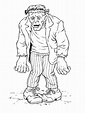 Coloring page - Frankenstein