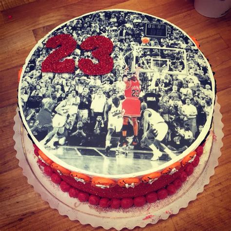 Chicago Bulls Basketball 23rd Birthday Cake Michael Jordan Cake Michael Jordan Cake Michael