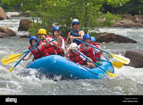 Rafting On The Ocoee River Tennessee Usa Stock Photo Alamy
