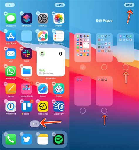 Ios 14 How To Hide Home Screen Pages On Iphone