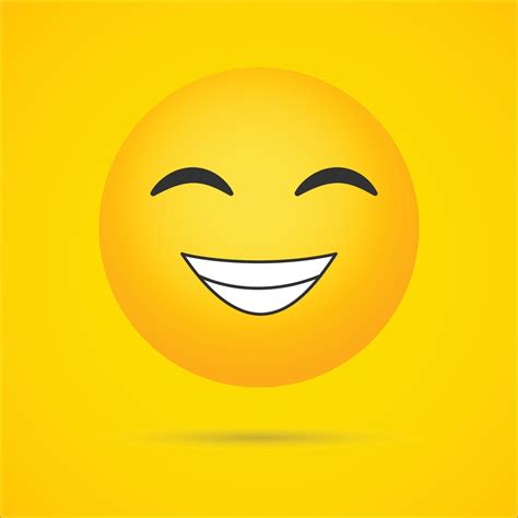 Beaming Face With Smiling Eyes Emoji Vector 1997773 Vector Art At Vecteezy