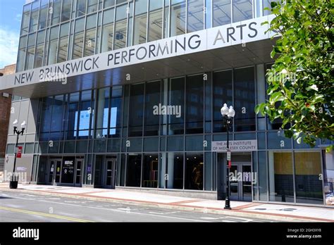 New Brunswick Performing Arts Center In New Brunswick Nj Stock Photo
