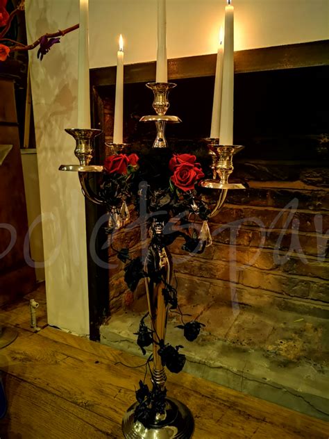 Halloween Themed Candelabra Table Decoration So Lets Party