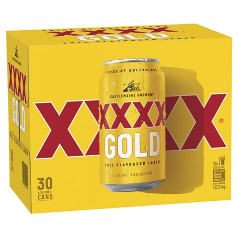 Xxxx Gold Cans 375ml The Bottle O Kurmond