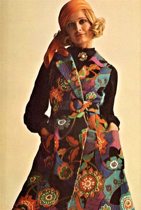 60s psychedelic coat fashion sixties fashion retro fashion vintage