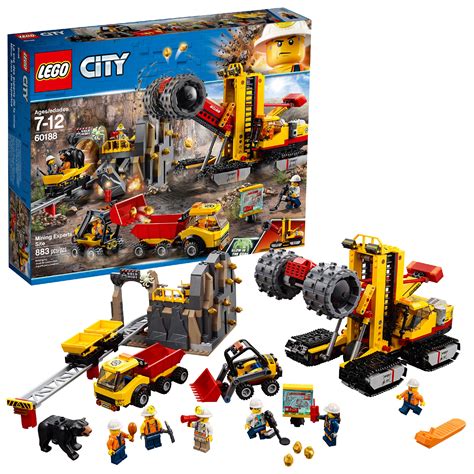 O tratar de construir una ciudad. LEGO City Mining Experts Site 60188 Building Set (883 ...