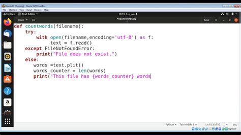 How To Count The Number Of Words In A File Using Python Youtube