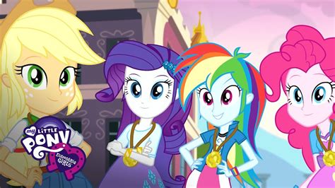 Mlp Equestria Girls Friendship Games The Chs Rally Song Sing Along