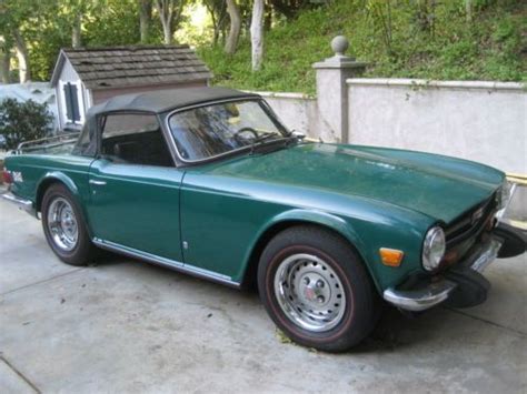 Sell Used Triumph Tr6 Roadster 1974 British Racing Green In Trabuco