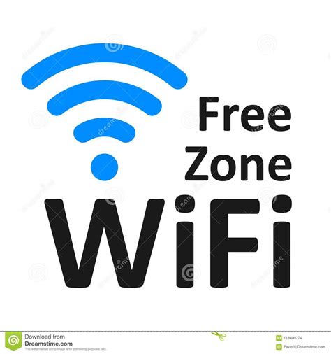 Free Wifi Logo Zone Vector Stock Illustration Illustration Of