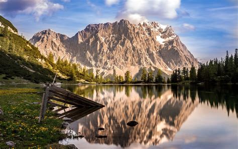 Nature Landscape Water Lake Mountain Reflection Wallpapers Hd