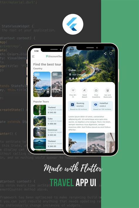 Flutter Travel App Ui Travel App Image Sharing App Youtube Design