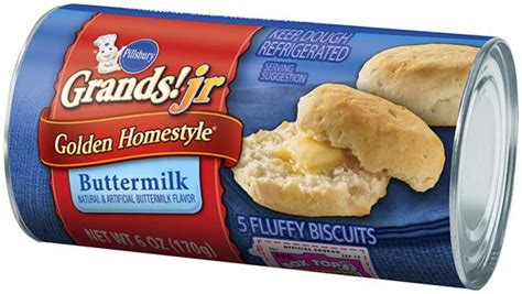 The one i chose came 8 biscuits to a tin. Pillsbury Grands! Juniors Southern Homestyle Buttermilk ...
