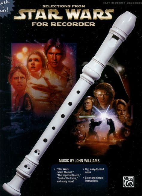 Alfred Music Publishing Selections Star Wars Recorder Thomann Uk