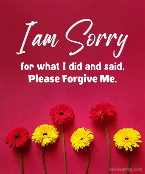 100 Sorry Messages And Apology Quotes Wishesmsg