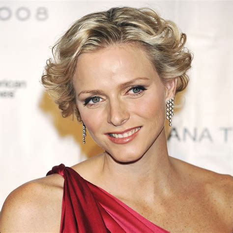 Princess Charlene Makes Rare Appearance In Fitted Off Shoulder Top