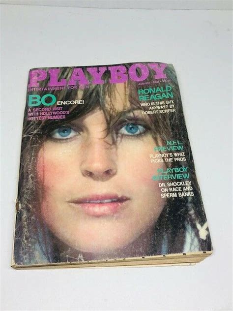 Playboy August Back Issue Victoria Cooke Cover Bo Derek