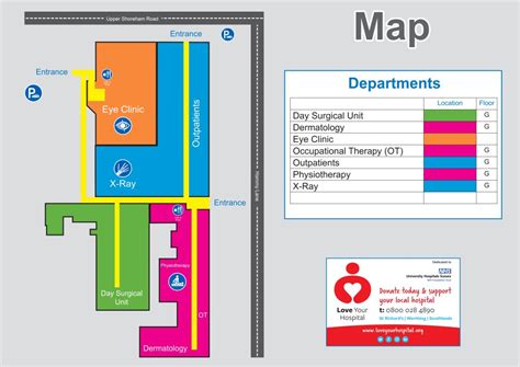 Maps And Finding Your Way Around University Hospitals Sussex Nhs