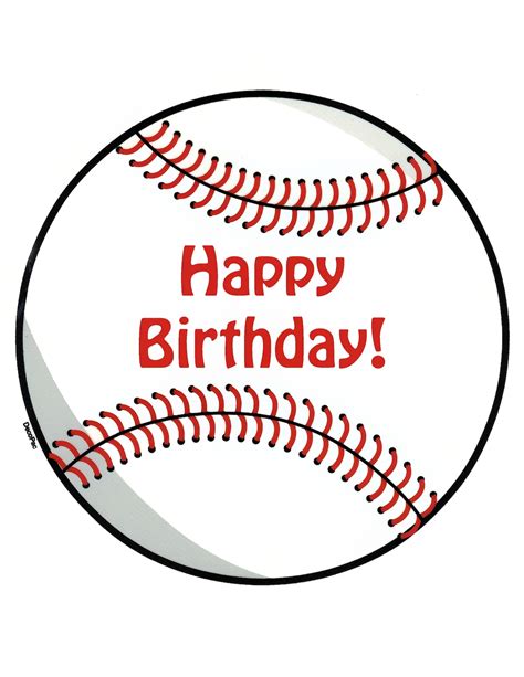 Béisbol Feliz Cumpleaños Comestible 2d Fondant Birthday Cake Etsy México