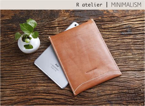 Ipad Mini Leather Tablet Sleeve