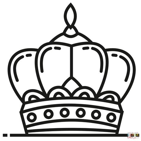 King Crown Coloring Page Free Printable Coloring Pages