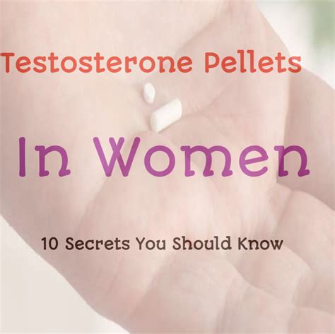 10 Secrets About Testosterone Pellets For Women Public Health