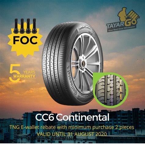 Buy continental products online in malaysia at the best prices april 2021. 175/65-14 Rim 14 Rim 15 Rim 16 CC6 Continental Tyre Tayar ...