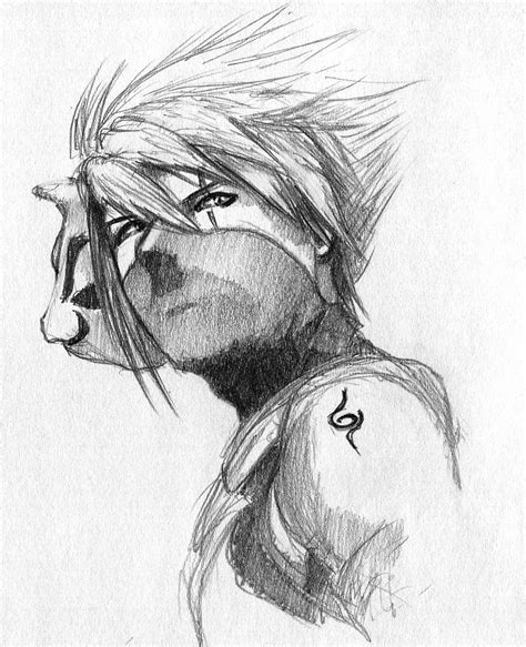 Kakashi Anbu Sketch By Ninjason57 On Deviantart