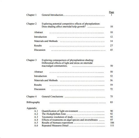 Sample thesis/dissertation approval (tda) form doctoral students. 6+ Chapter Outline Templates - Word, PDF | Free & Premium ...